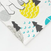 シロクマ フリースブランケット (角)