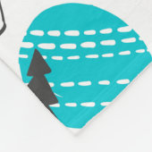 シロクマ フリースブランケット (角)