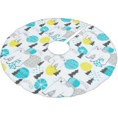 シロクマ ブラッシュドポリエステルツリースカート (アングル)