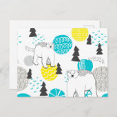 シロクマ ポストカード (正面/裏面)