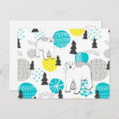 シロクマ ポストカード (正面/裏面)