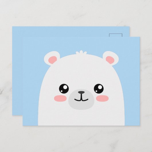 シロクマ ポストカード (正面/裏面)