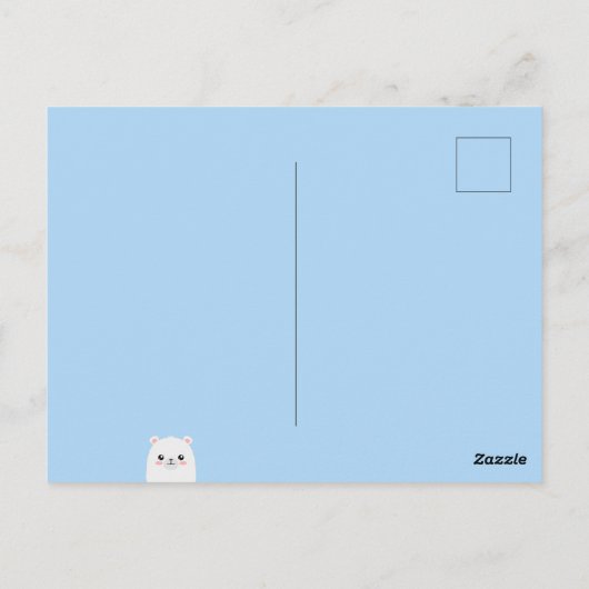 シロクマ ポストカード (裏面)