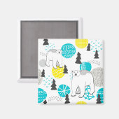 シロクマ マグネット (正面/裏面)