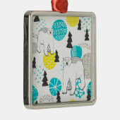 シロクマ メタルオーナメント (右)