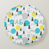 シロクマ ラウンドクッション (裏面)