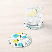 シロクマ ラウンドペーパーコースター (インサイチュ)