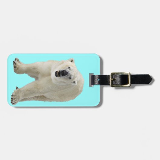 シロクマ ラゲッジタグ (正面横)