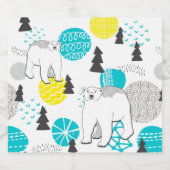 シロクマ リキュールボトルラベル (シングルラベル)