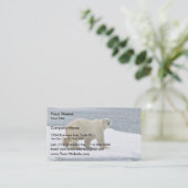 シロクマ 名刺 (スタンド正面)