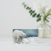 シロクマ 名刺 (スタンド正面)