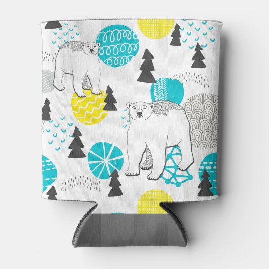 シロクマ 缶クーラー (正面)