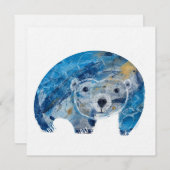 シロクマ(青) シーズンカード (正面/裏面)
