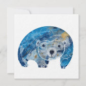 シロクマ(青) シーズンカード (正面)