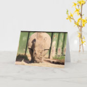 シロサイ カード (黄色い花)