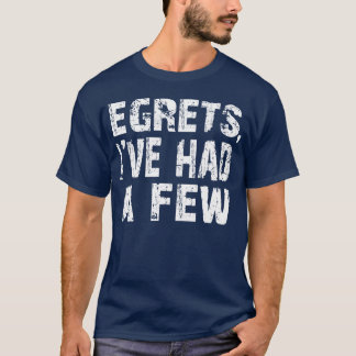 シロサギ 私は数羽の鳥を見て楽しんだ 面白い バードウォッチング Tシャツ