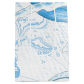 シロザトウクジラ科ホワイト ミディアムペーパーバッグ (裏面)