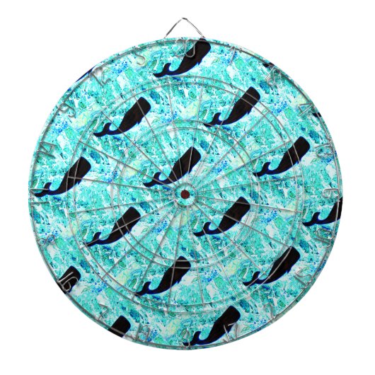 シロザトウクジラ ダーツボード (正面)