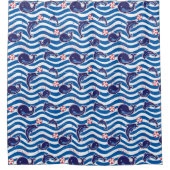 シロザメ シャワーカーテン (正面)