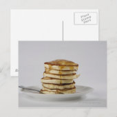 シロップのパンケーキ ポストカード (正面/裏面)