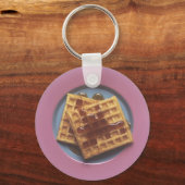 シロップのワッフル キーホルダー (正面)