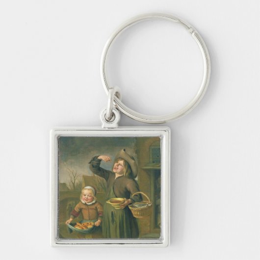 シロップの食べる人 キーホルダー (正面)