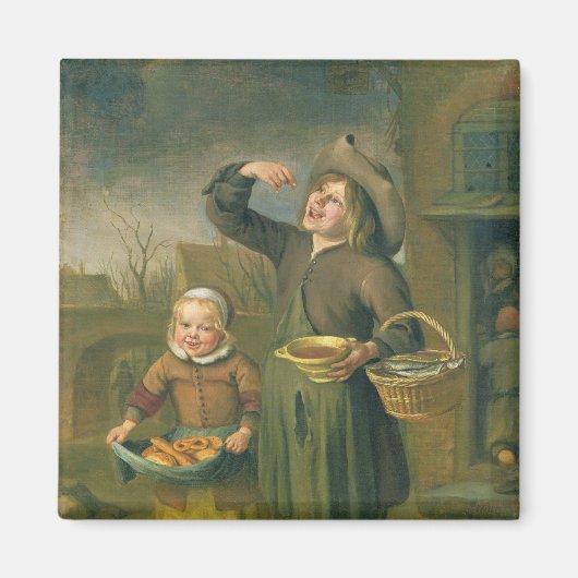 シロップを食べる人 マグネット (正面)