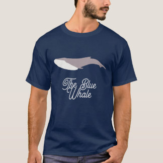 シロナガスクジラのカラーブロック Tシャツ