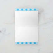 シロナガスクジラのメッセージカード サンキューカード (内部)