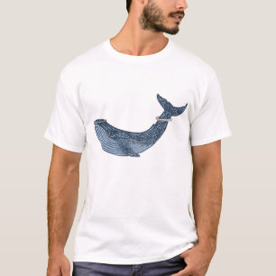 シロナガスクジラ Tシャツ