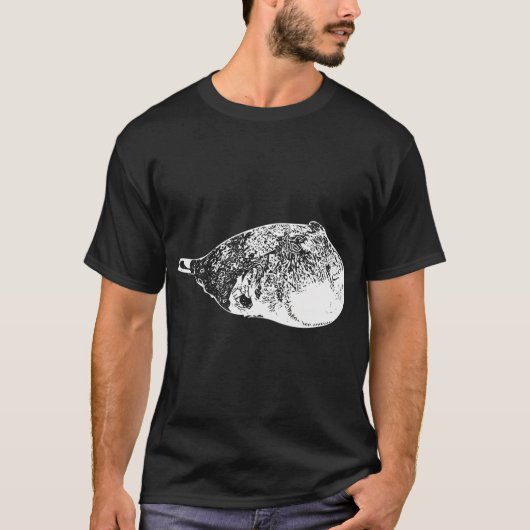 シロハラフグ ホワイトプリント Tシャツ (正面)