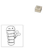 シロフォノセルロデマデラ ラバースタンプ (押印)