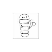 シロフォノセルロデマデラ ラバースタンプ (インプリント)