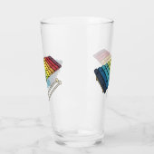 シロフォンの漫画イラスト タンブラーグラス (左)