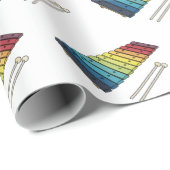 シロフォンの漫画イラスト ラッピングペーパー (ロールコーナー)