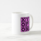シロフォン、楽器 コーヒーマグカップ (正面右)