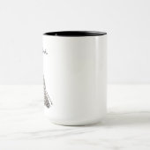 シロフクロウ コーヒーマグ マグカップ (中央)