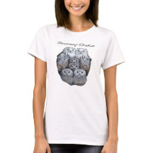 シロフクロウTシャツ