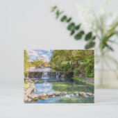 シロームスプリングス セージャー・クリークの回復祝い ポストカード (スタンド正面)