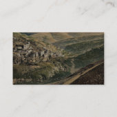 シローム村エルサレム聖地珍写真 名刺 (裏面)