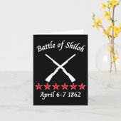 シロ・テネシーの戦い1862年の民事戦い カード (黄色い花)