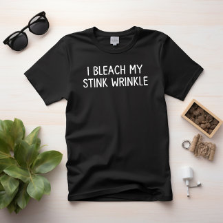 シワが臭いからブリーチする Tシャツ