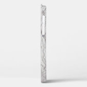 シワのある紙のテクスチャー、詳細な背景。 Case-Mate iPhoneケース (裏面 / 左)