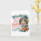 シワのみスマイルが_1 カード (黄色い花)