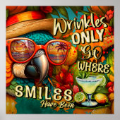 シワはスマイルがオウムだった所に行く ポスター (正面)