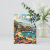 シワタネホ メキシコ 旅行 アート ヴィンテージ ポストカード (スタンド正面)
