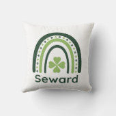 シワードクローバーボホーレインボー クッション (裏面)