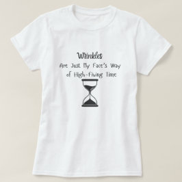 シワ、ちょうど私の顔の高生存時間の方法 Tシャツ