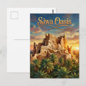 シワ・オアシス エジプト ポストカード (正面/裏面)