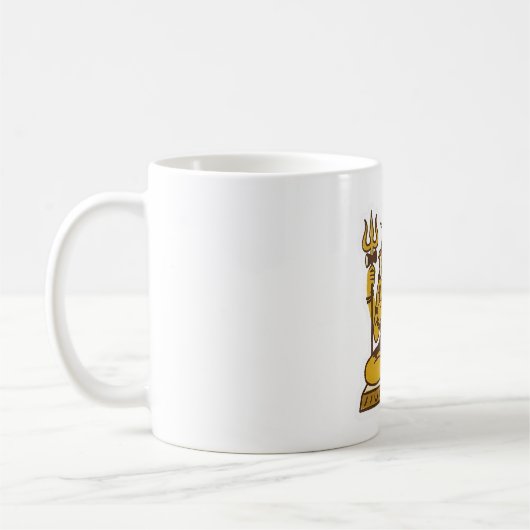 シワ コーヒーマグカップ (左)